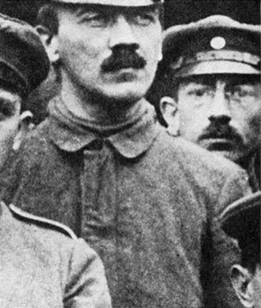 Adolf Hitler in Traunstein just after the end of WW1